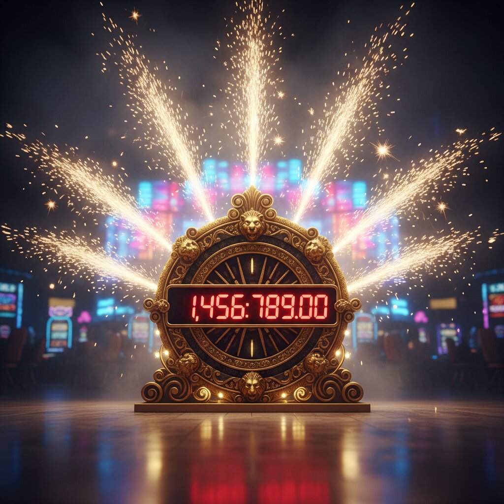 Màn hình hiển thị jackpot progressive khổng lồ